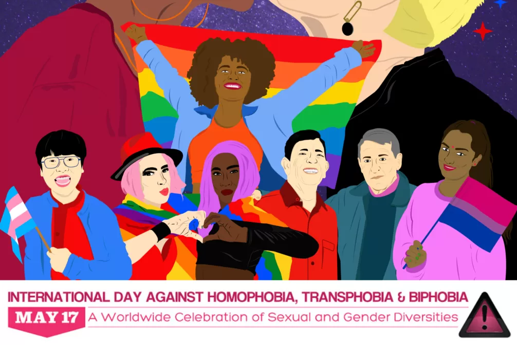 Unite the Union Brighton & Hove to host International Day Against Homophobia, Biphobia, and Transphobia (IDAHOBIT) at Ledward Centre on Friday, 17 May in collaboration with LGBTQ+ Workers’ Forum