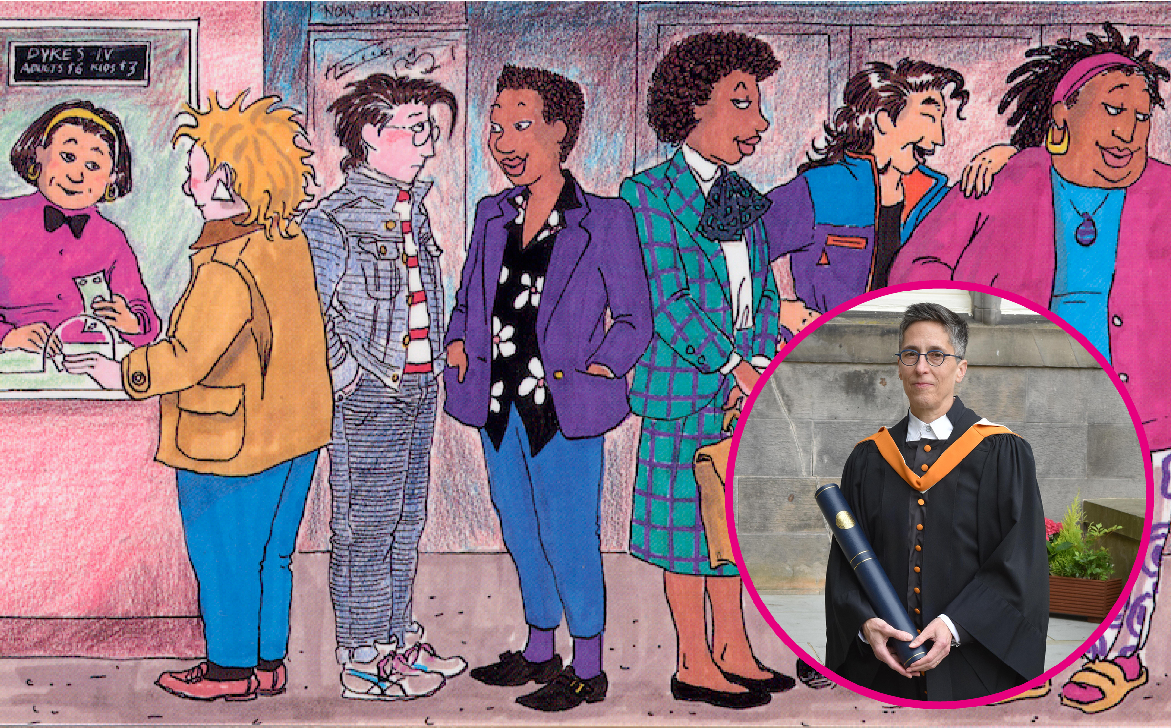 Acclaimed graphic novelist, Alison Bechdel, creator of seminal book series ‘Dykes to Watch Out For’, awarded honorary degree by University of St Andrews