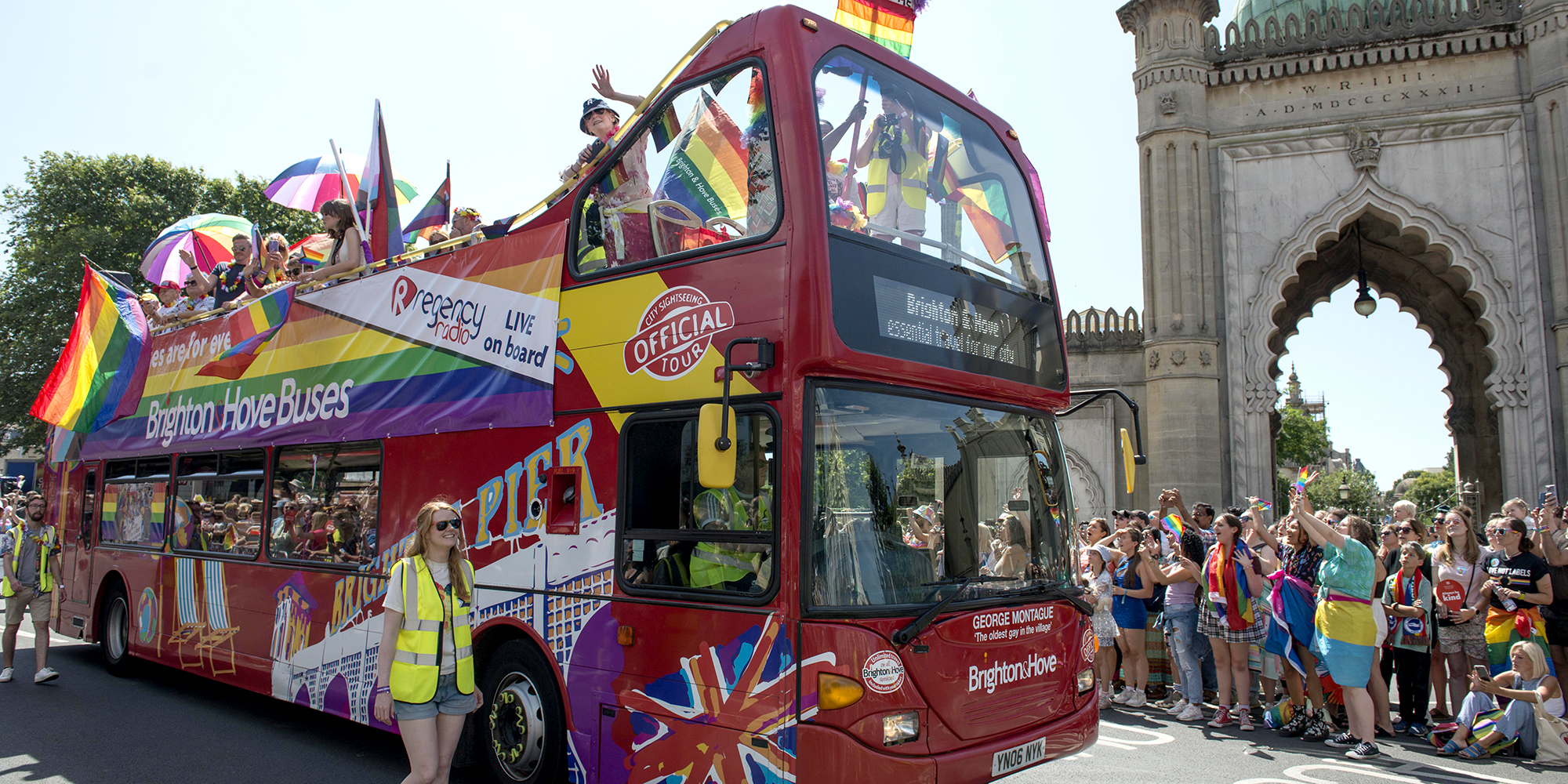 Travel With Pride: Brighton & Hove Buses, a “Proud Partner” of Brighton & Hove Pride for 2024, announces Pride timetables and shuttle bus info