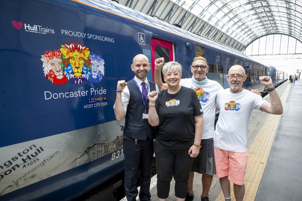 Mike Jackson and Jonathan Blake from Lesbians and Gays Support The Miners to be guests of honour at UK Pride in Doncaster