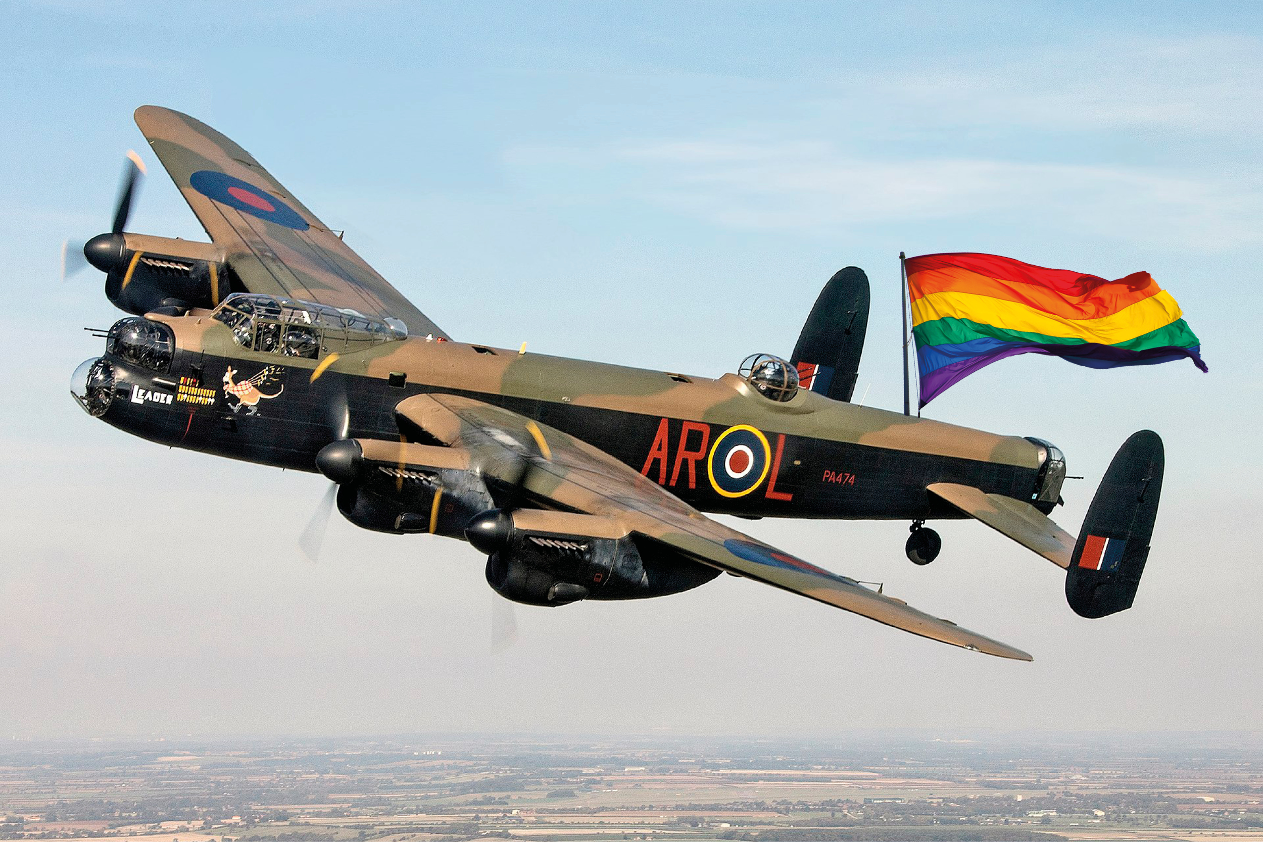 RAF to send Lancaster plane to Leicester to celebrate Pride with the city