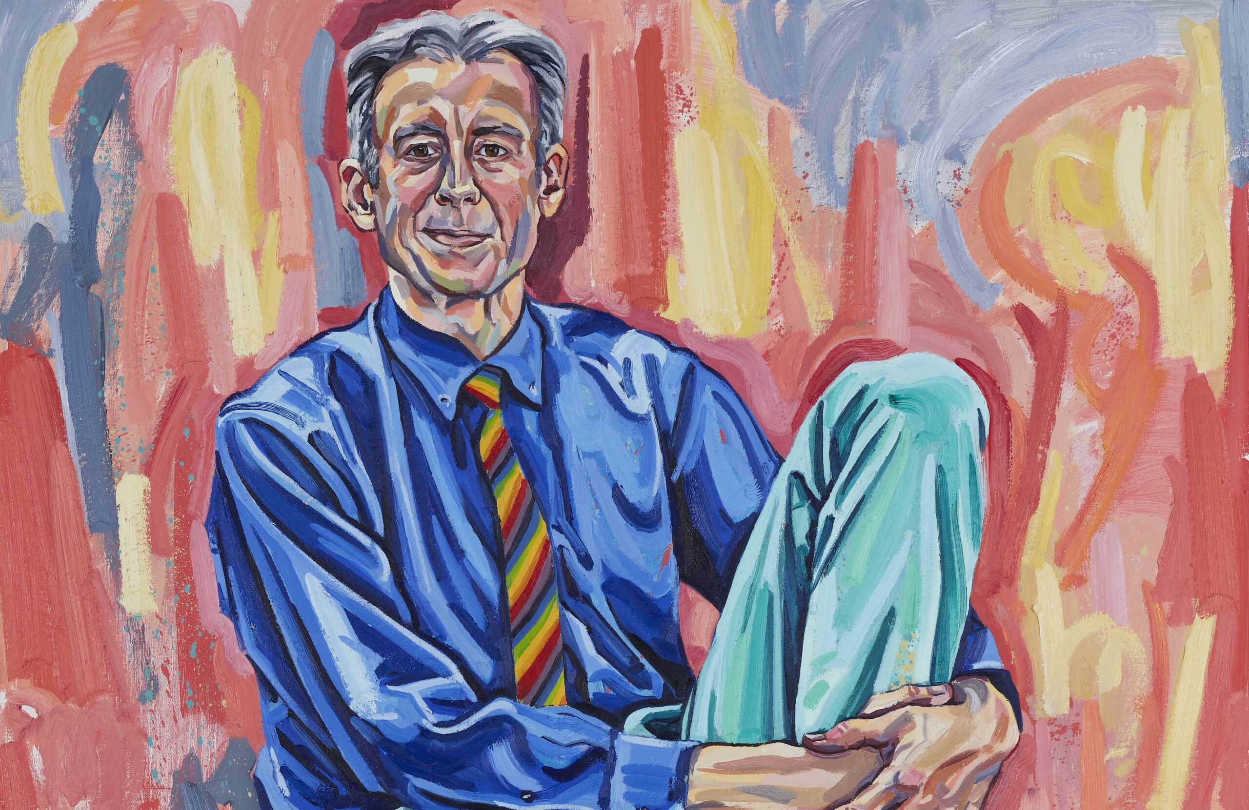 New portrait of human rights and LGBTQ+ campaigner Peter Tatchell unveiled at National Portrait Gallery