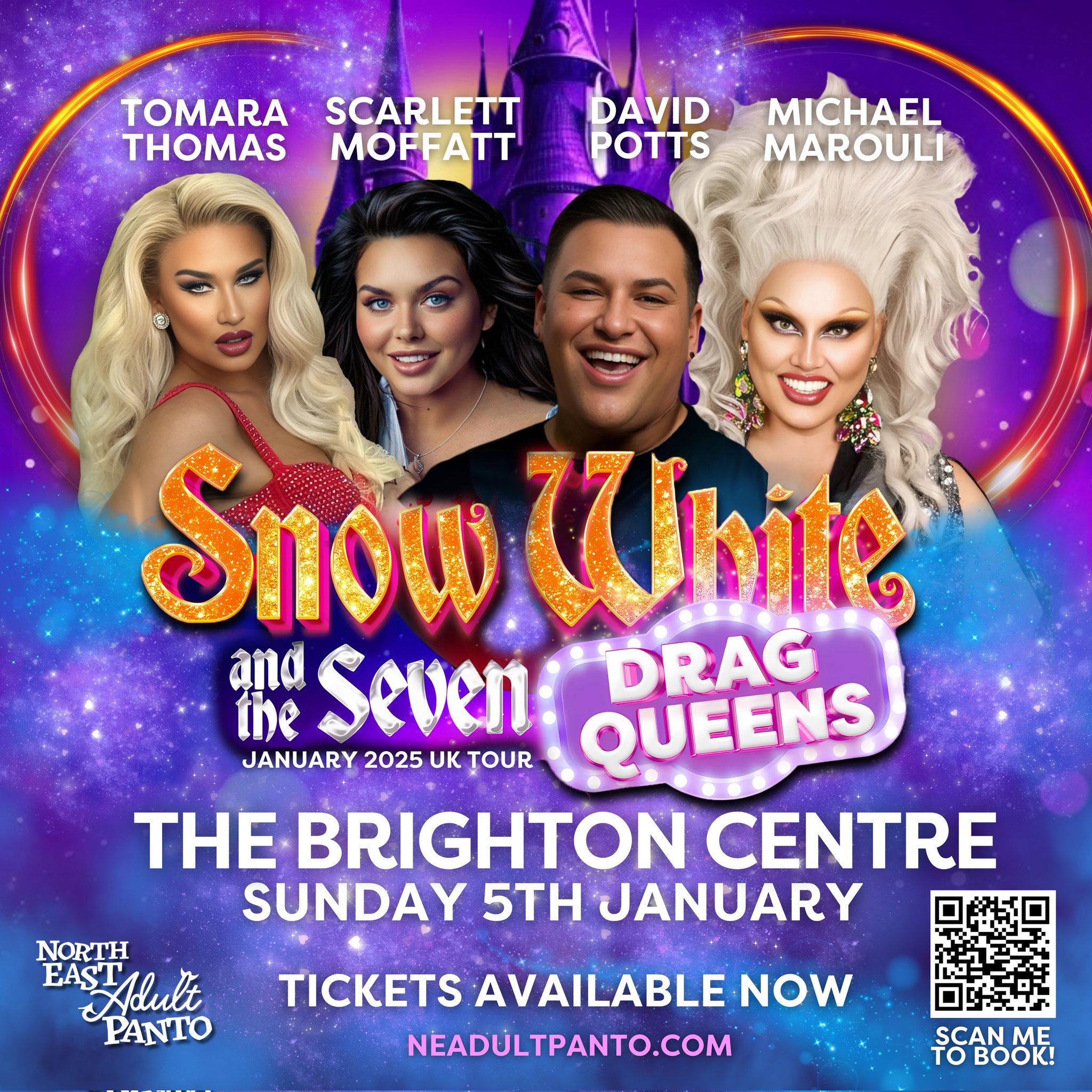 COMPETITION TIME! Win 2 tickets to see Snow White and the Seven Drag Queens at the Brighton Centre